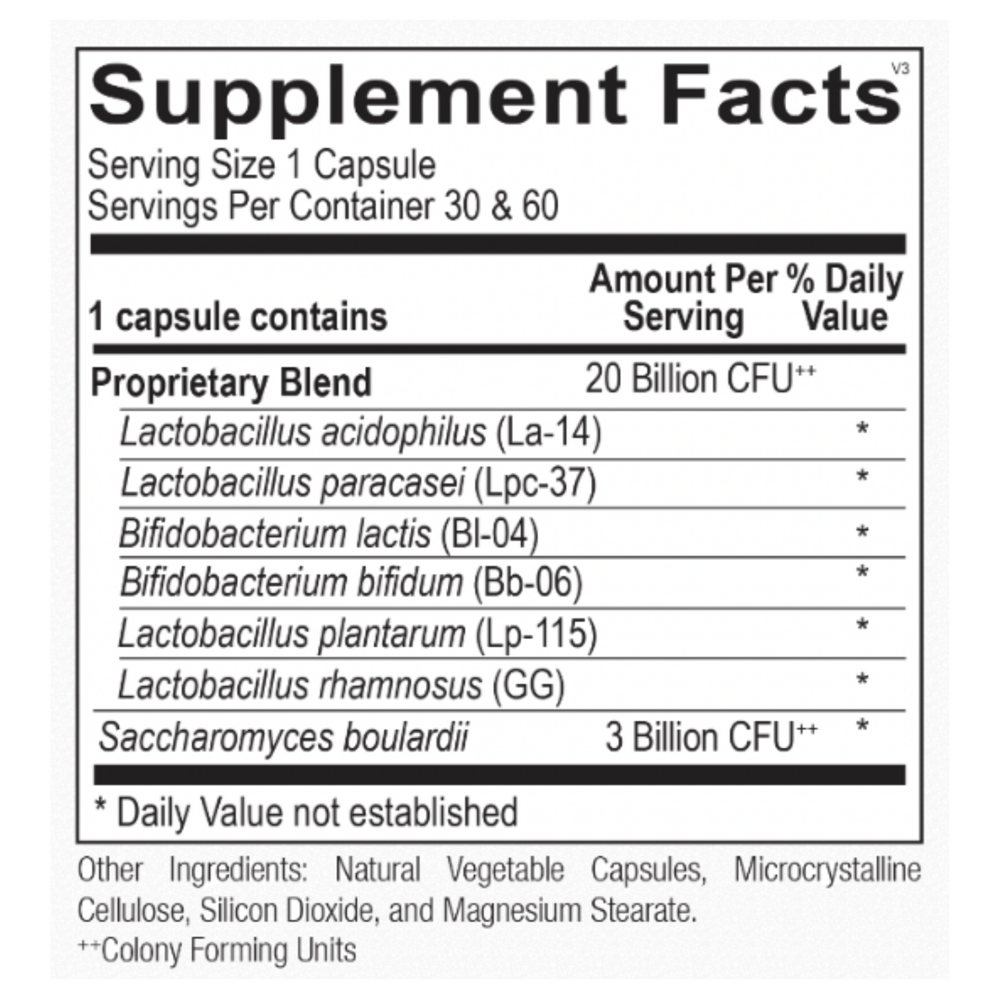 Probiotic Complete Plus Sacc B