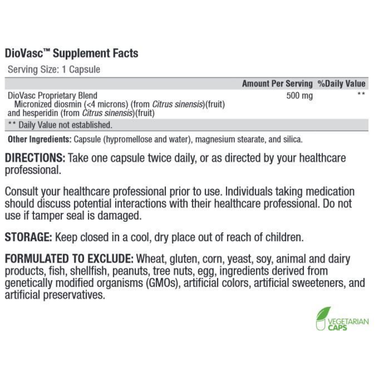 DioVasc™ 60 Capsules