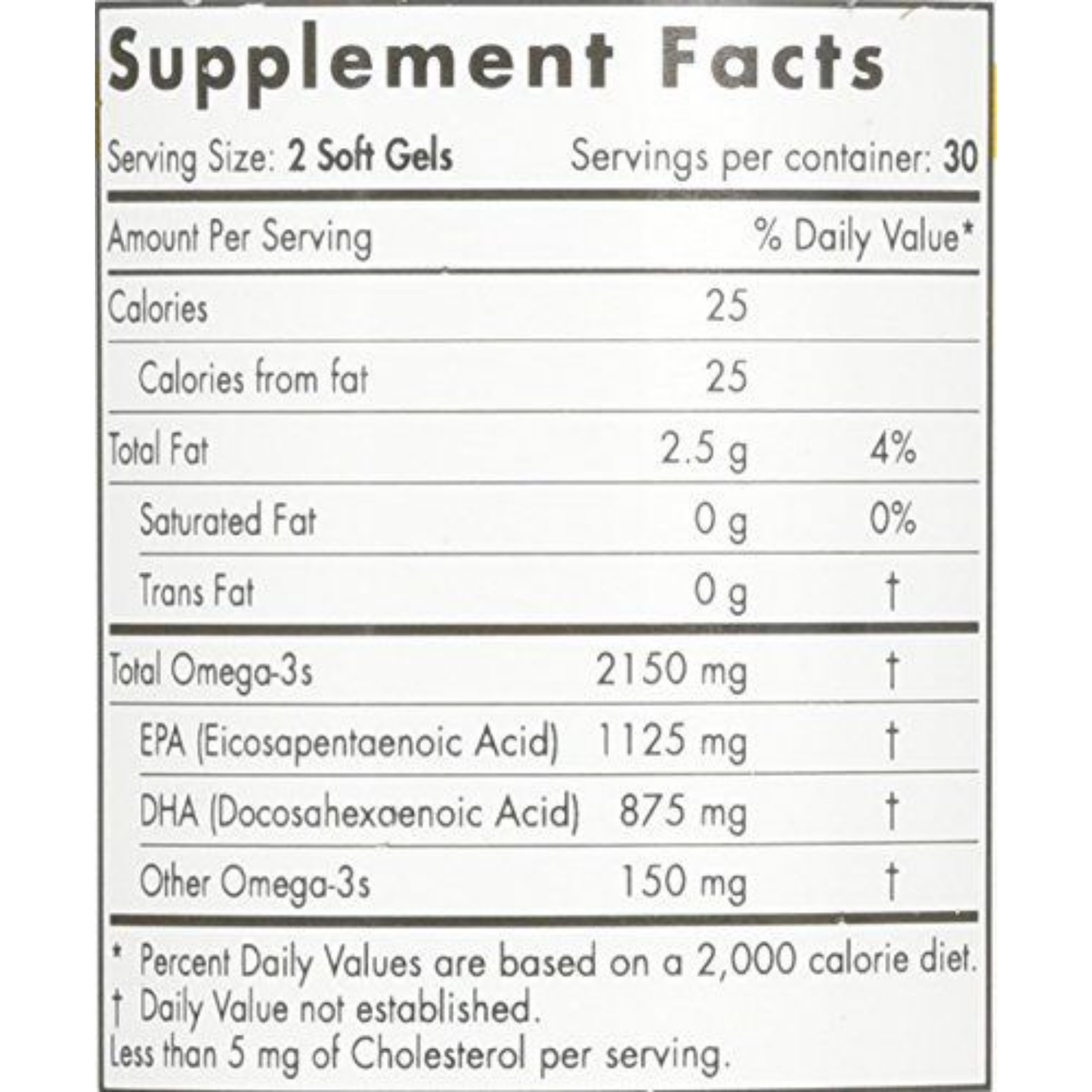 ProOmega 2000 Lemon - 60 Soft Gels