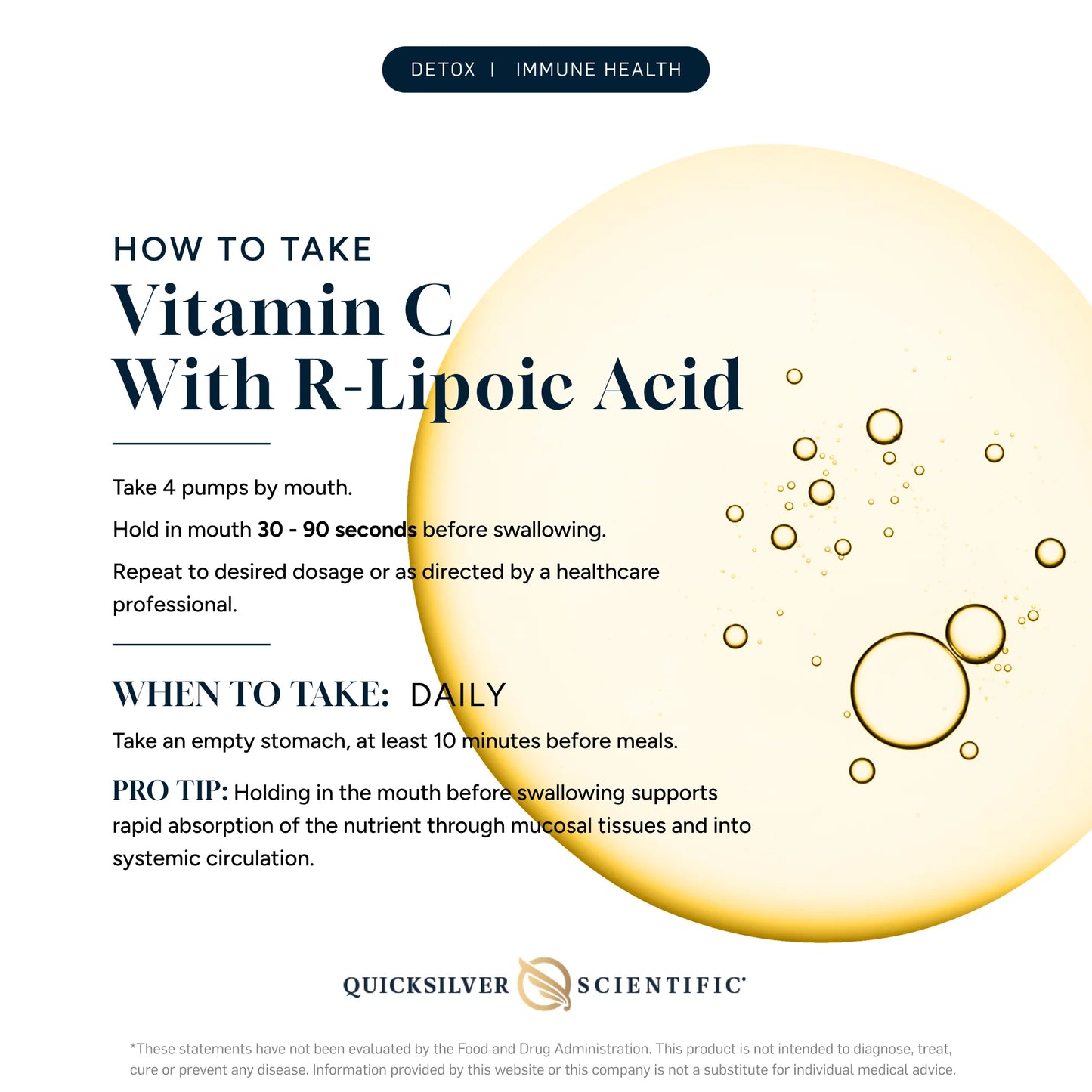 Vitamin C + R- Lipoic Acid