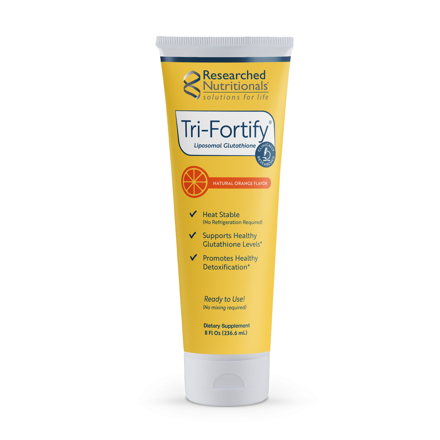Tri-Fortify Liposomal Glutathione Orange- 8oz Tube